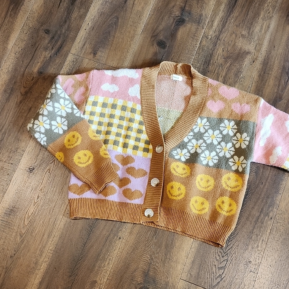 Colorful Patterned Women's Sweater